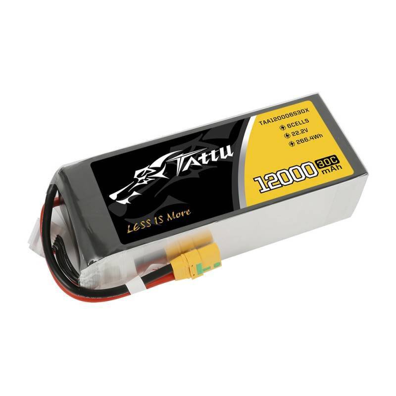Akku Tattu 12000mAh 22.2V 30C 6S1P XT90