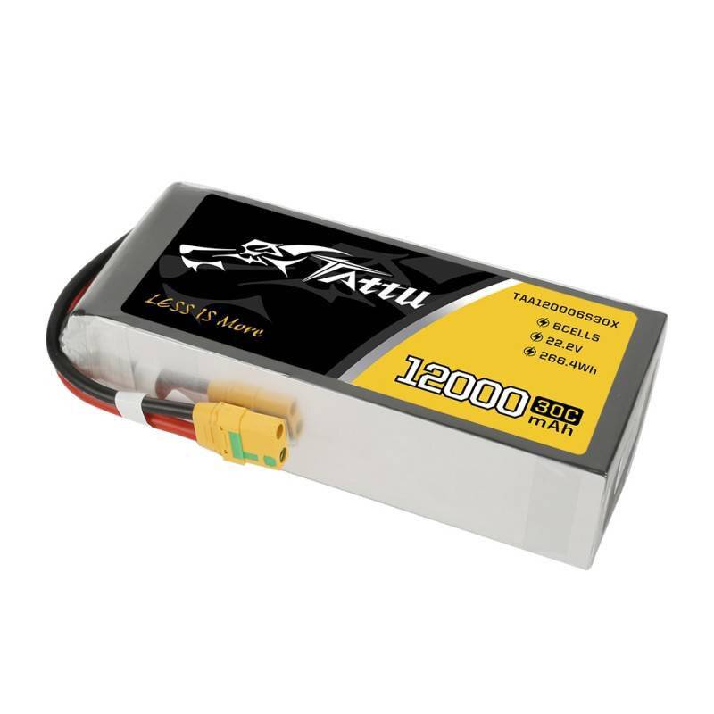 Akku Tattu 12000mAh 22.2V 30C 6S1P XT90