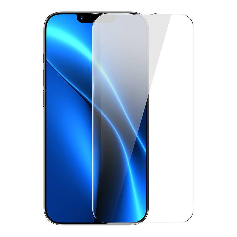 Baseus Crystal Tempered Glas 0,3mm für iPhone 14 Plus/13 Pro Max (2 Stück)