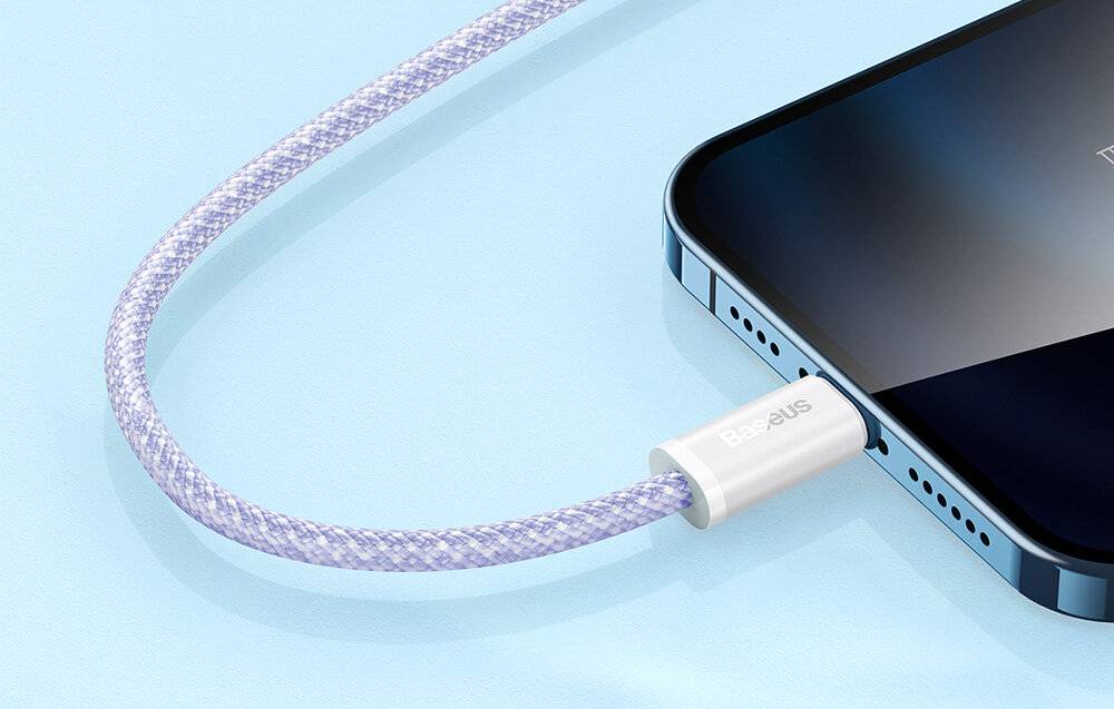 USB-Kabel für Lightning Baseus Dynamic 2 Serie, 2,4A, 2m (lila)
