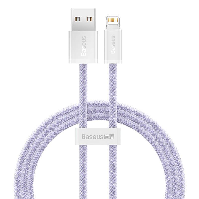 USB-Kabel für Lightning Baseus Dynamic 2 Serie, 2,4A, 1m (lila)