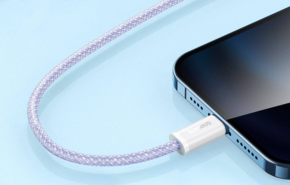 USB-Kabel für Lightning Baseus Dynamic 2 Serie, 2,4A, 1m (lila)