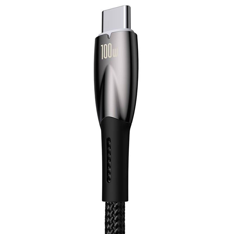 USB-Kabel für USB-C Baseus Glimmer Series, 100W, 1m (Schwarz)