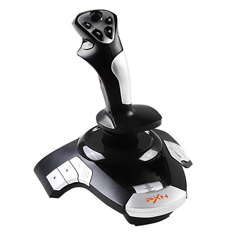 PXN-F16 Joystick Ergonomisches Design Vibrationsfunktion 8-Wege-Hut-Schalter Programmierbare