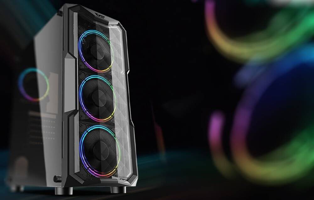 Darkflash Aquarius Computergehäuse aus Acryl