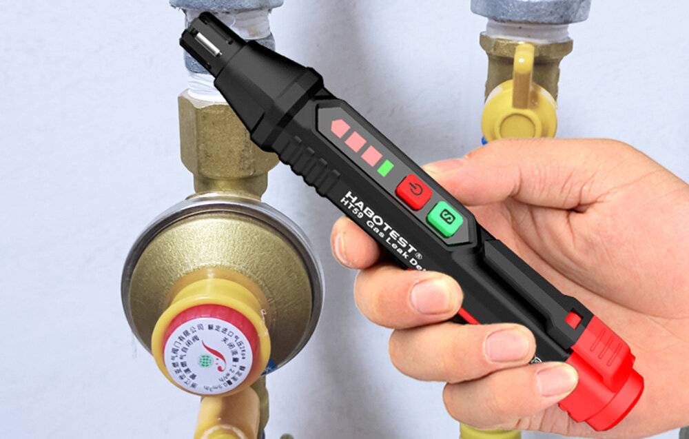 Habotest HT59 Gasleckdetektor, brennbare Gase, optischer & akustischer Alarm