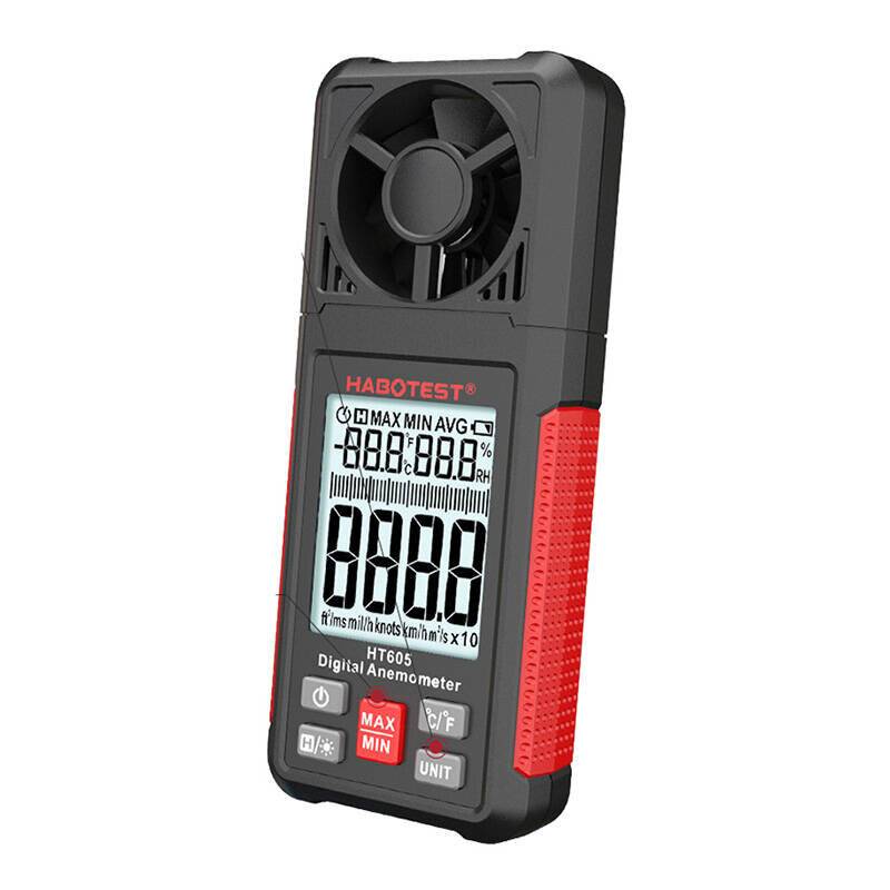 Habotest HT605 digitaler Windgeschwindigkeitsmesser Anemometer, 0.40-30 m/s