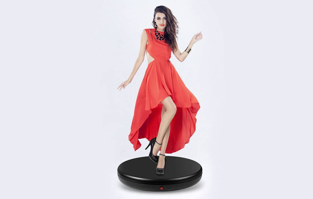 Drehbarer Display-Ständer Puluz 45 cm (schwarz)