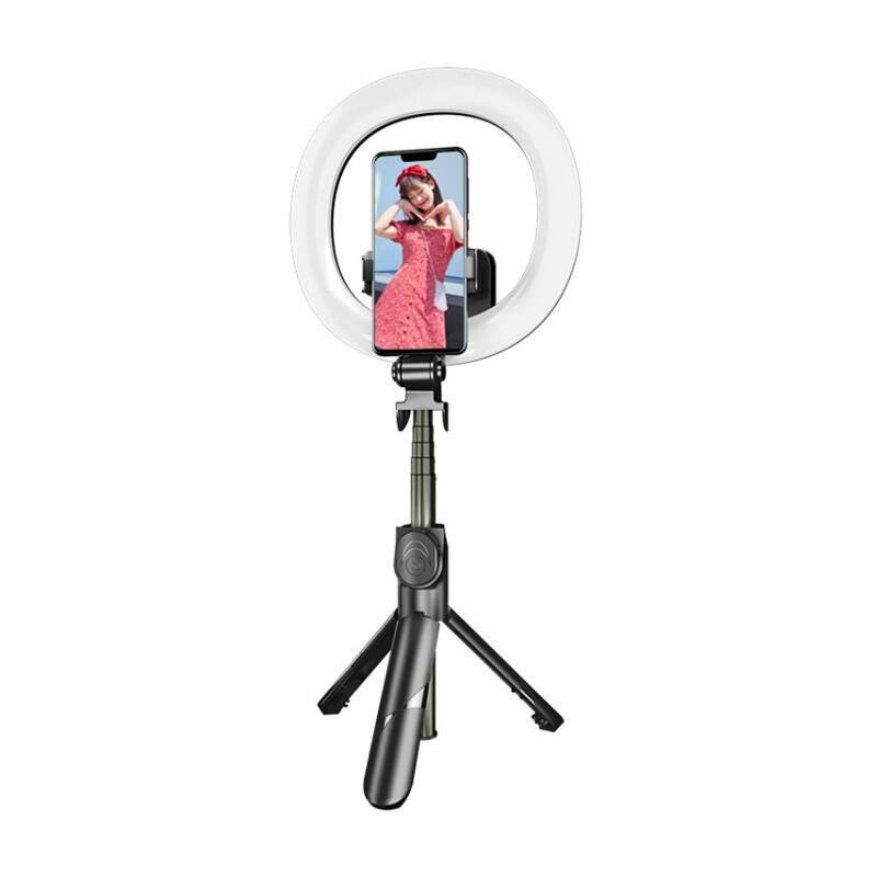 Selfie-Stick/ Stativ Puluz mit LED-Lichtring