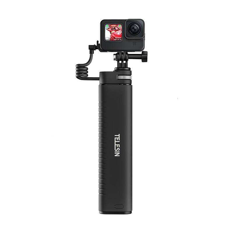 TELESIN Power grip selfie stick (mit Powerbank) TE-CSS-001