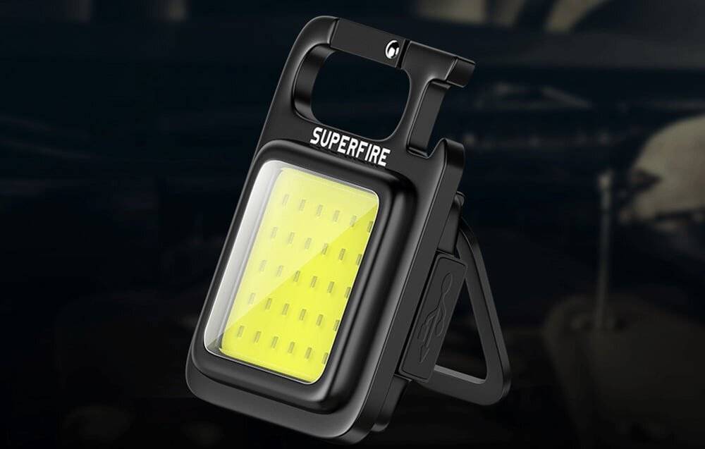 Taschenlampe Superfire MX16, 600lm, 500mAh, USB-C