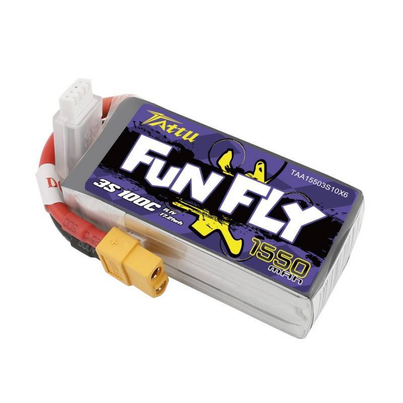 Akku Tattu Funfly 1550mAh 11,1V 100C 3S1P