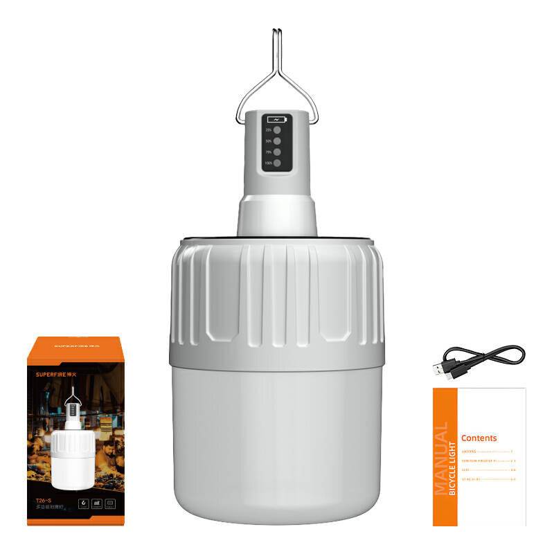 Solar-Campinglampe Superfire T26-S, 500lm