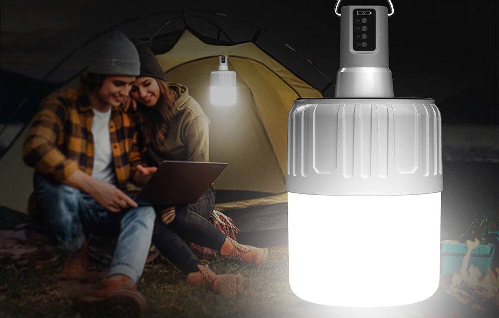 Solar-Campinglampe Superfire T26-S, 500lm