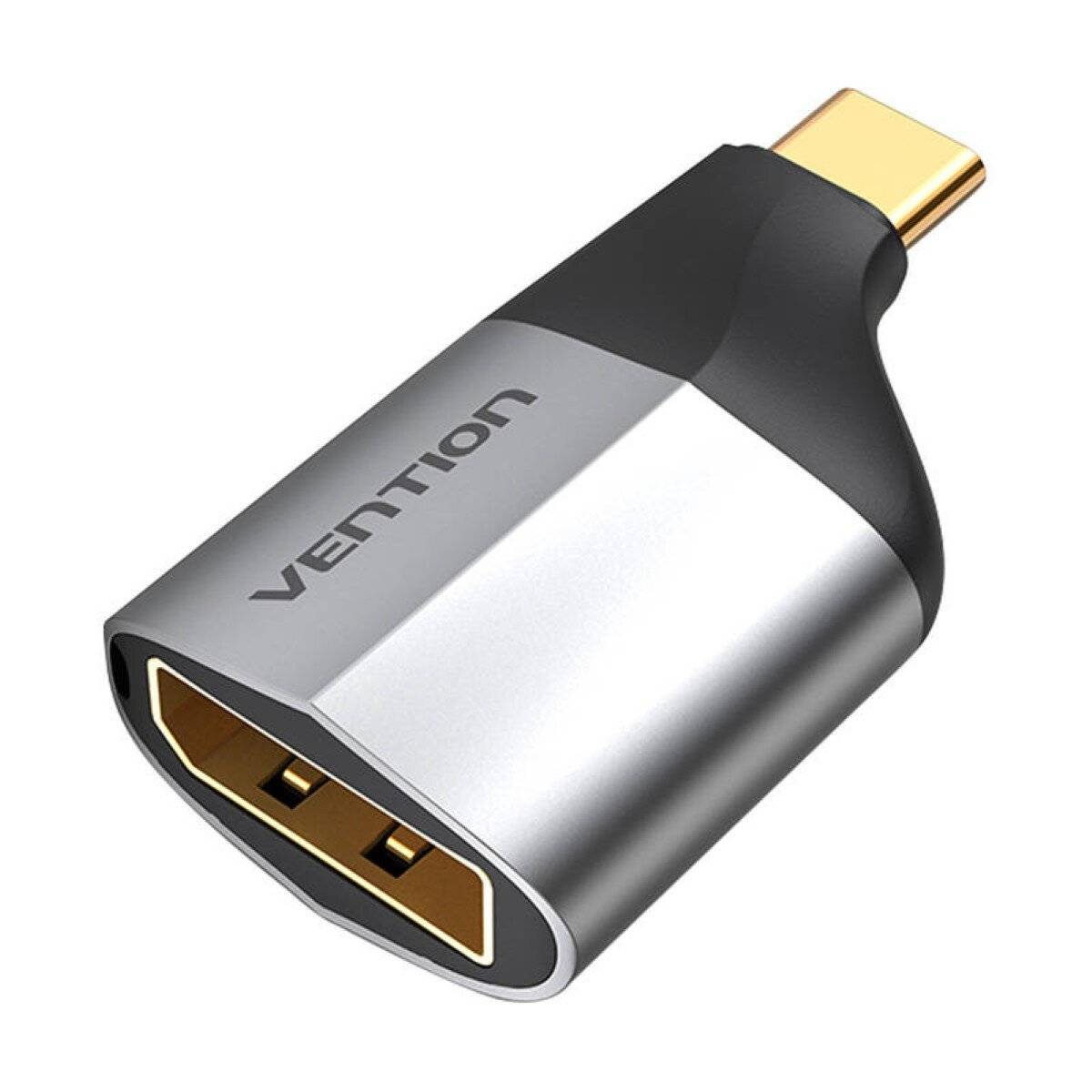 Vention TCCH0 Adapter USB-C Stecker auf DisplayPort Buchse 4K 60Hz in Schwarz