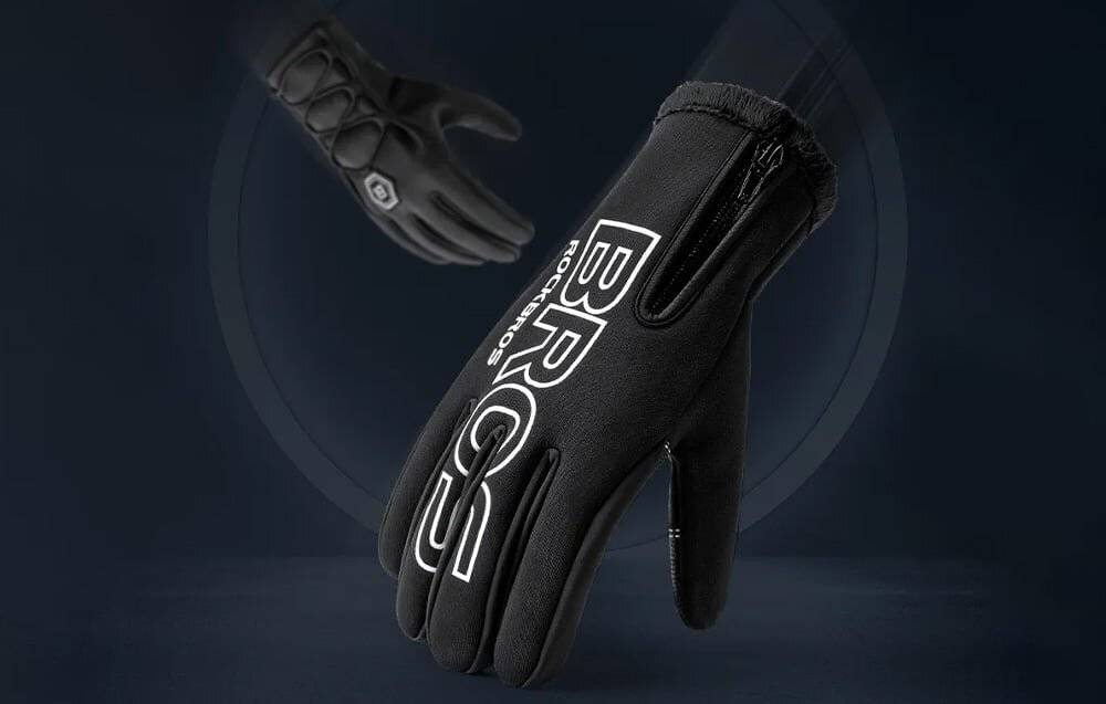 Rockbros Fahrradhandschuhe S091-4BK (schwarz)