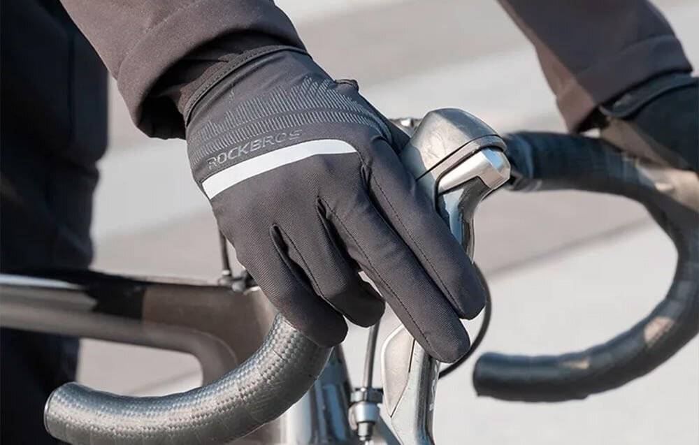 Rockbros Fahrradhandschuhe Größe: M S247-1 (schwarz)
