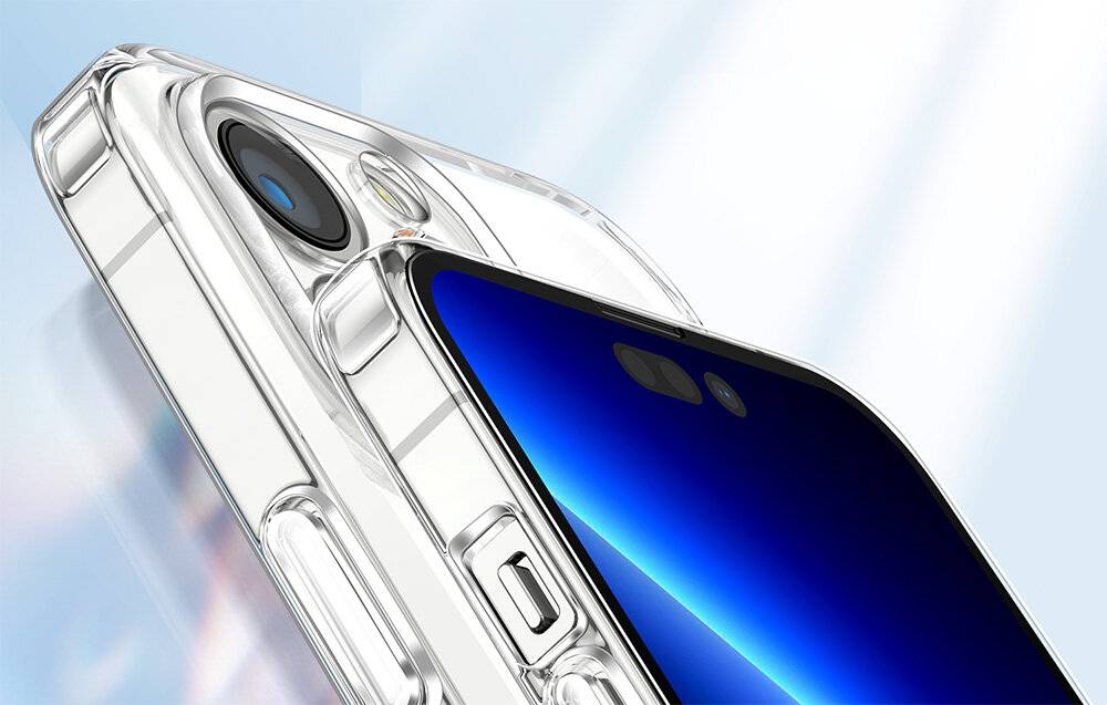Joyroom JR-14D4 Transparente Schutzhülle für iPhone 14 Pro Max, TPU + PC
