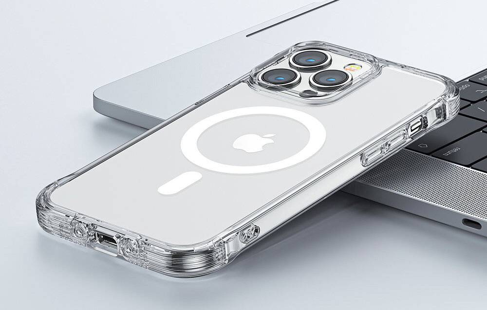 Joyroom JR-14H6 Schutzhülle für iPhone 14 Pro, transparent, magnetisch
