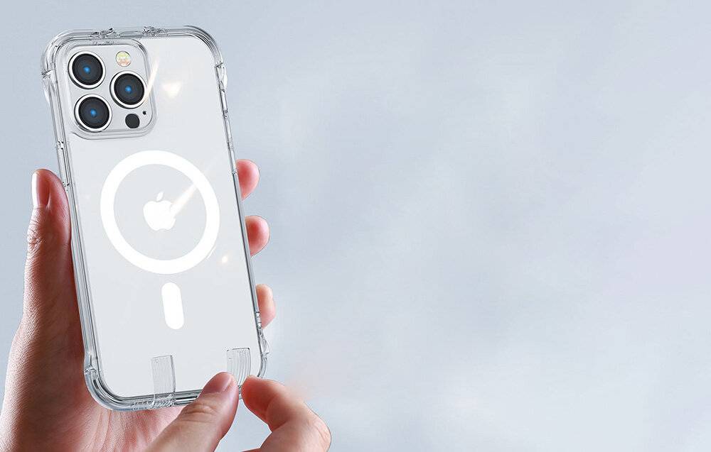 Joyroom JR-14H6 Schutzhülle für iPhone 14 Pro, transparent, magnetisch