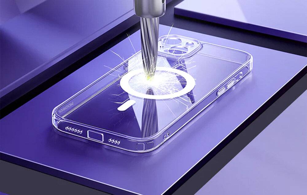 Joyroom JR-14H7 Schutzhülle für iPhone 14 Plus, Transparent, Magnetisch, TPU