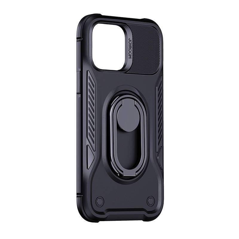 Joyroom JR-14S2 Schutzhülle für iPhone 14 Pro, Schwarz/Transparent, PC/TPU/Zink