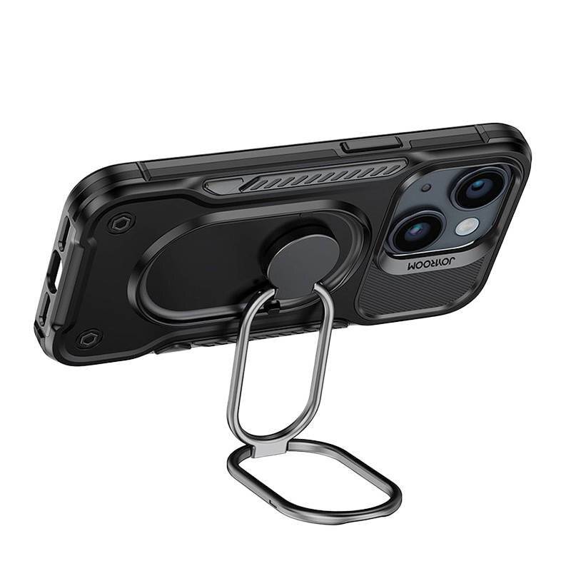 Joyroom JR-14S3 Schutzhülle für Apple iPhone 14 Plus, Schwarz, PC/TPU/Zinklegierung