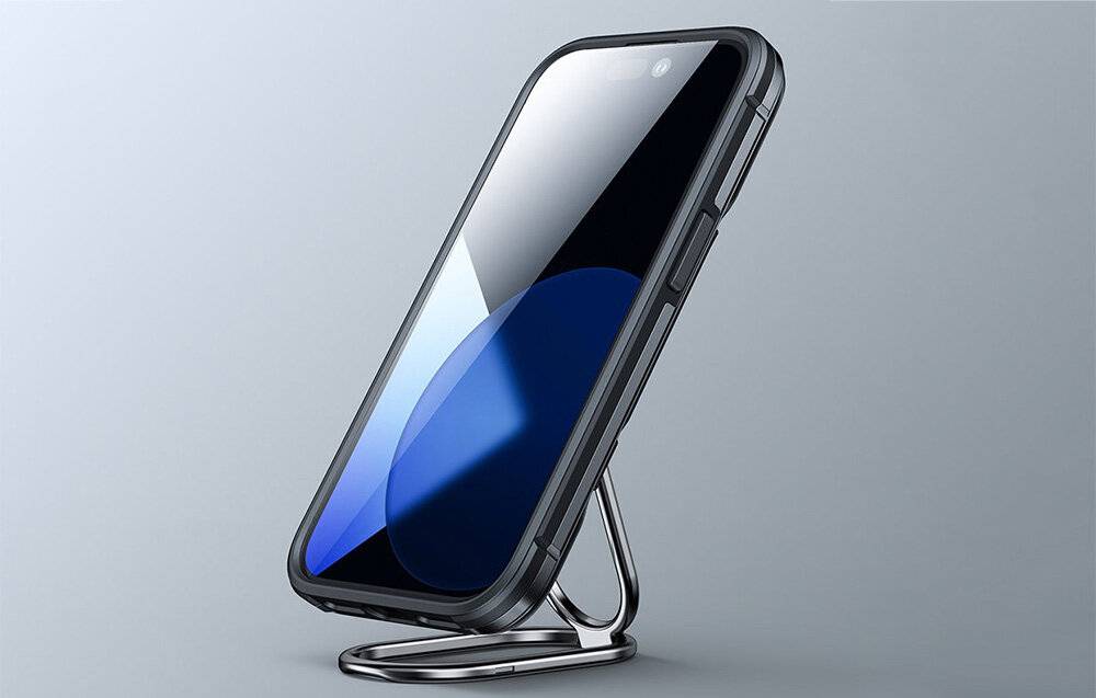 Joyroom JR-14S3 Schutzhülle für Apple iPhone 14 Plus, Schwarz, PC/TPU/Zinklegierung