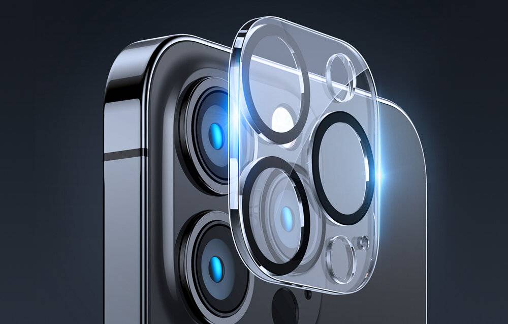 Joyroom JR-LJ2 Kamera-Objektivschutz für iPhone 14 / 14 Plus, 9H Hartglas