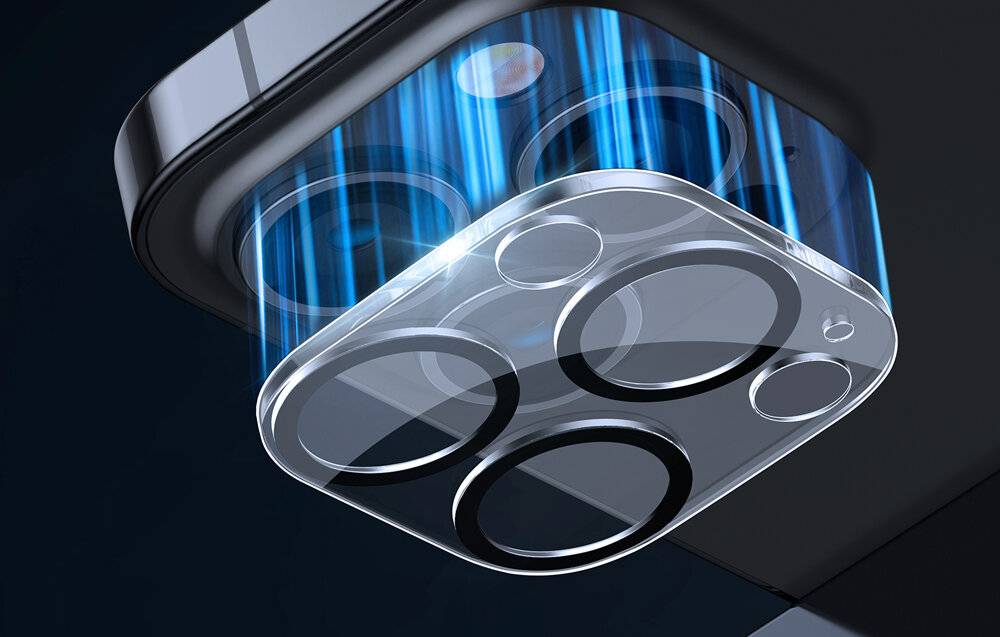 Joyroom JR-LJ2 Kamera-Objektivschutz für iPhone 14 / 14 Plus, 9H Hartglas