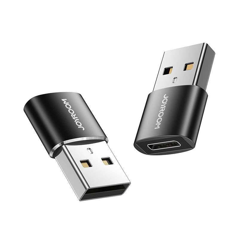 Joyroom S-H152 Adapter USB-A Stecker auf USB-C Buchse, 2er-Set, USB 3.0, 5 Gbit/s