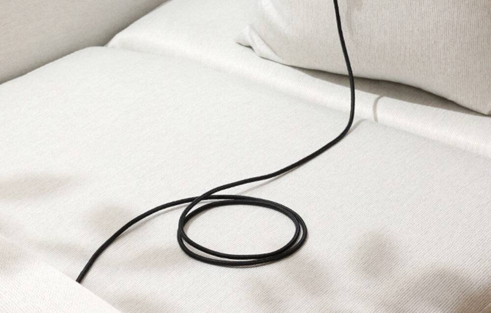 Joyroom S-M411 Micro-USB Ladekabel, 3A, 2m, Schwarz, Nylon-Ummantelung