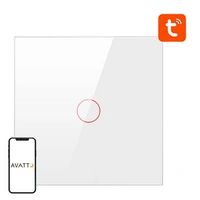 Intelligenter Lichtschalter ZigBee Avatto ZTS02-EU-W1 1 Weg TUYA (weiß) Intelligenter Lichtschalter ZigBee Avatto ZTS02-EU-W1 1 Weg TUYA (weiß)