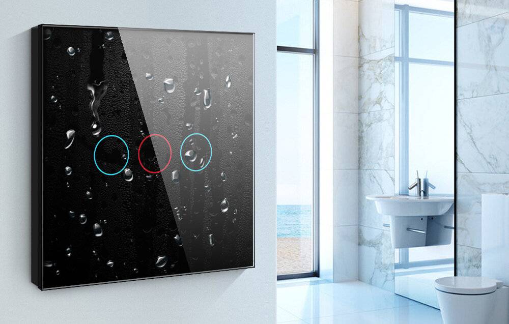 Intelligenter Lichtschalter ZigBee Avatto ZTS02-EU-W1 1 Weg TUYA (weiß)