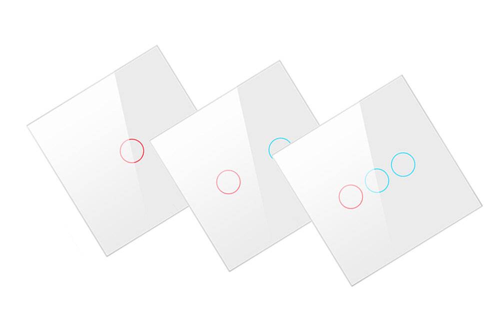 Intelligenter Lichtschalter ZigBee Avatto LZTS02-EU-W1 1 Way No Neutral TUYA (weiß)