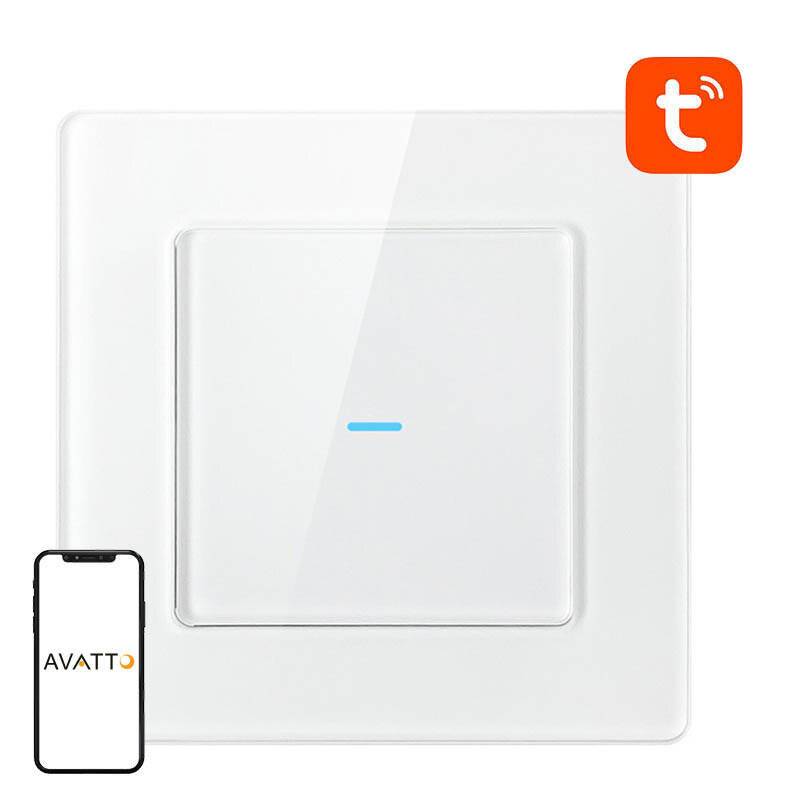 Smart Light Switch WiFi Avatto N-TS10-W1 1 Way TUYA (weiß)