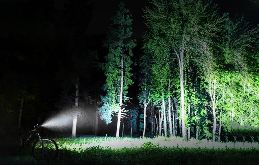 Superfire Fahrrad-Taschenlampe BL10, USB