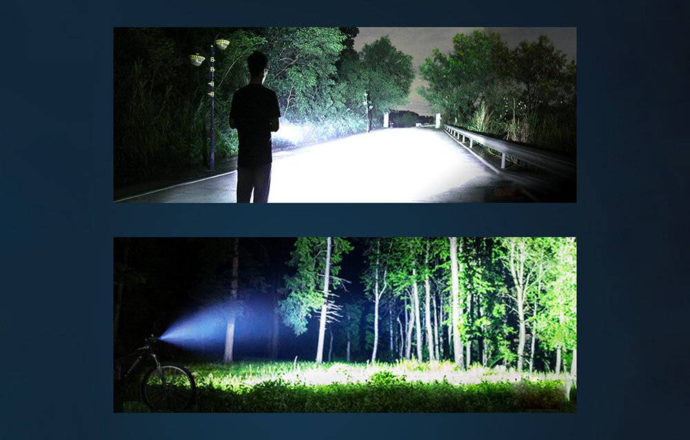 Superfire Fahrrad-Taschenlampe BL11, USB