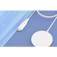 Choetech T518 Magnetisches drahtloses Ladegerät 15W (weiß) Choetech T518 Magnetisches drahtloses Ladegerät 15W (weiß)