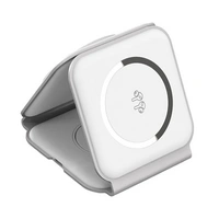 Choetech T588-F 3in1 Magnetisches drahtloses Ladegerät 15W (weiß) Choetech T588-F 3in1 Magnetisches drahtloses Ladegerät 15W (weiß)