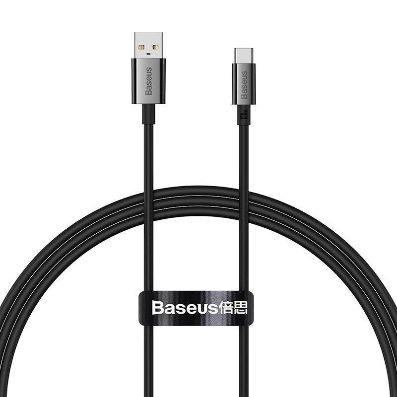 Kabel USB do USB-C Baseus Superior100W 1m (schwarz)