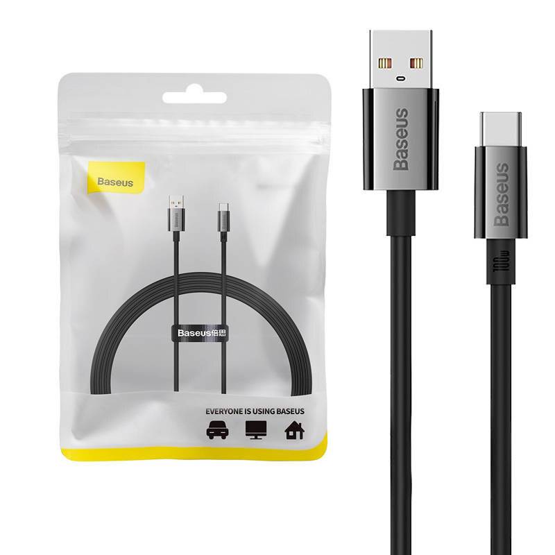 Kabel USB do USB-C Baseus Superior 100W 1,5m (schwarz)
