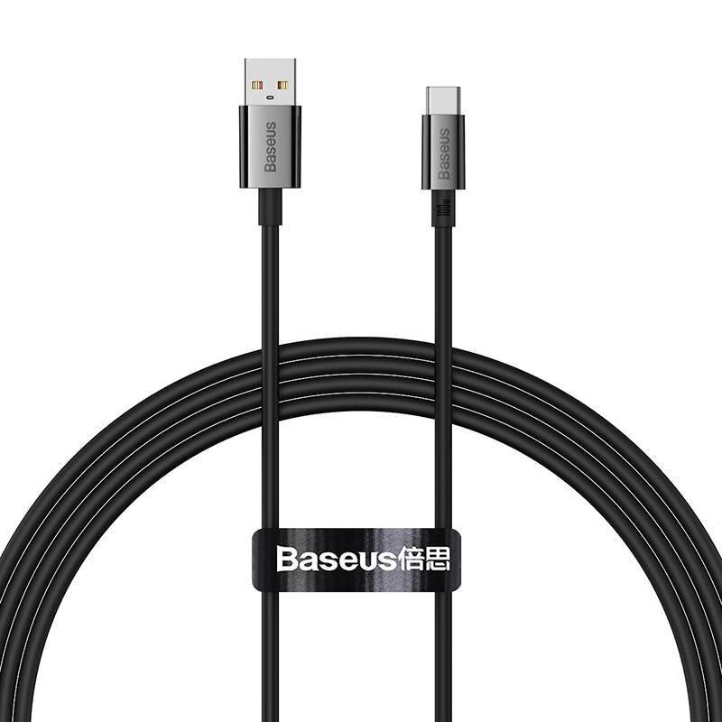 Kabel USB do USB-C Baseus Superior 100W 1,5m (schwarz)