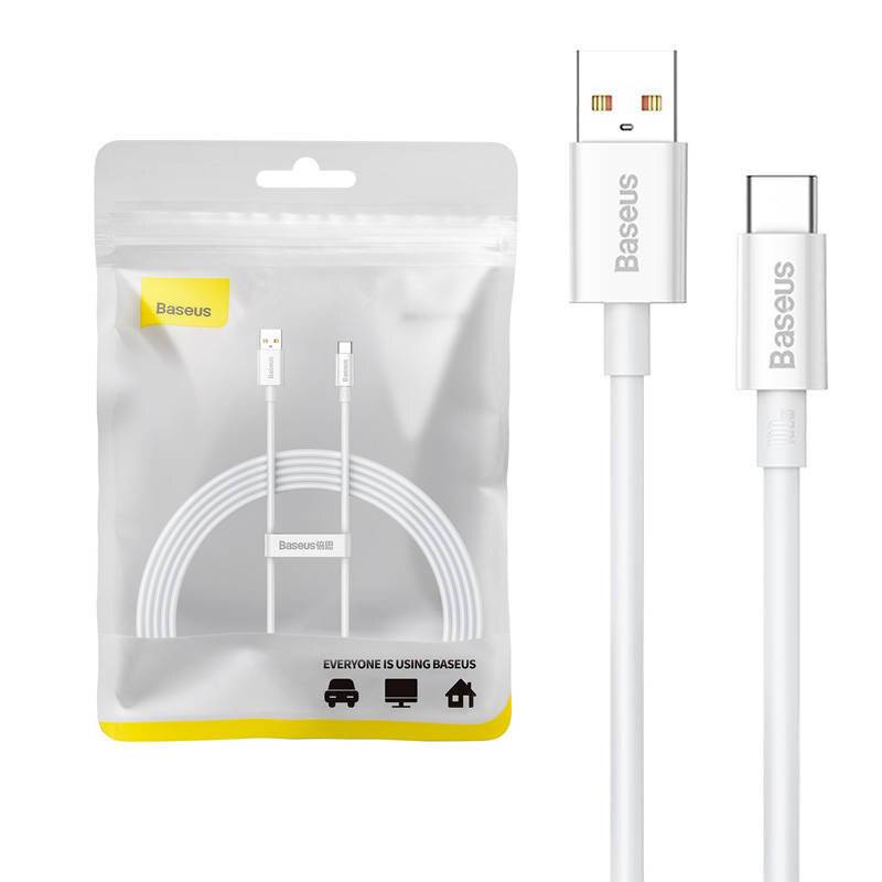 Kabel USB do USB-C Baseus Superior 100W 2m (weiß)