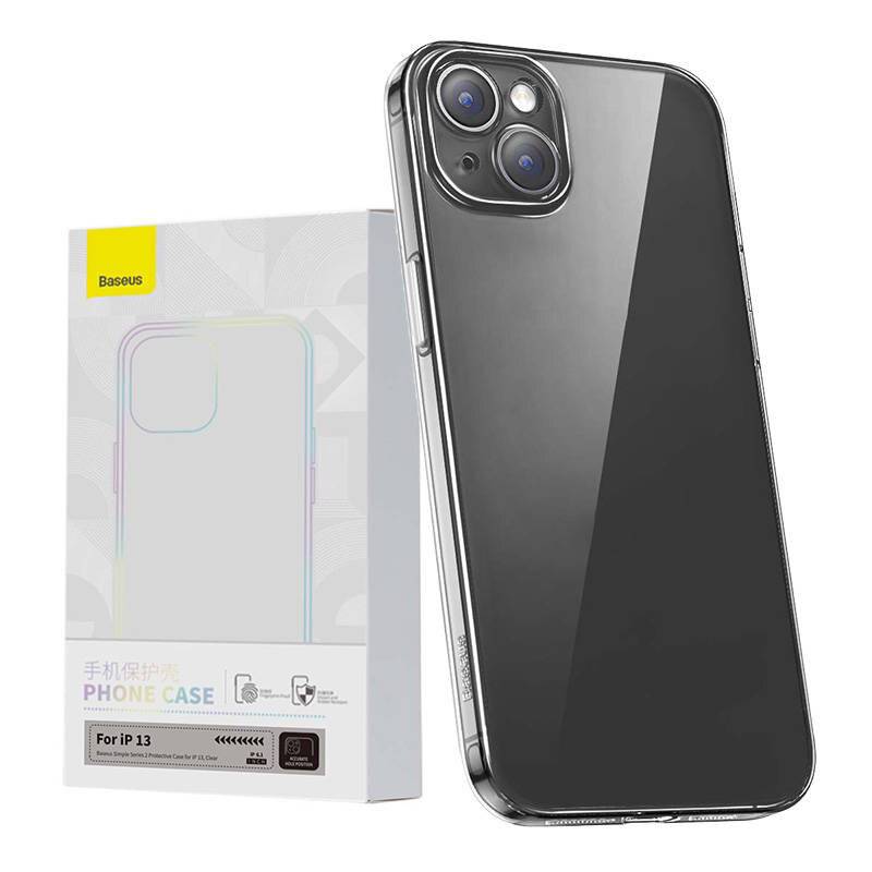 Transparentes Etui Baseus Simple für iPhone 13