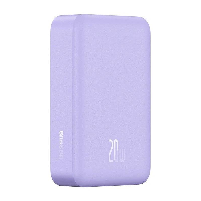 Powerbank Baseus Magnetic Mini 20000mAh, USB-C 20W MagSafe (lila)