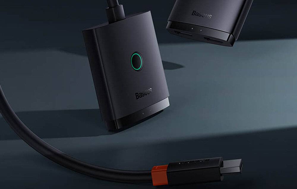 HDMI-Umschalter Baseus Cluster Schwarz