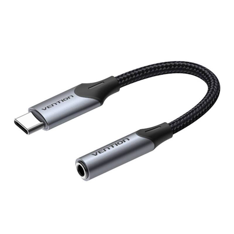 Adapter Audio USB-C Stecker auf 3,5MM Klinkenbuchse Vention BGJHA 0,1m