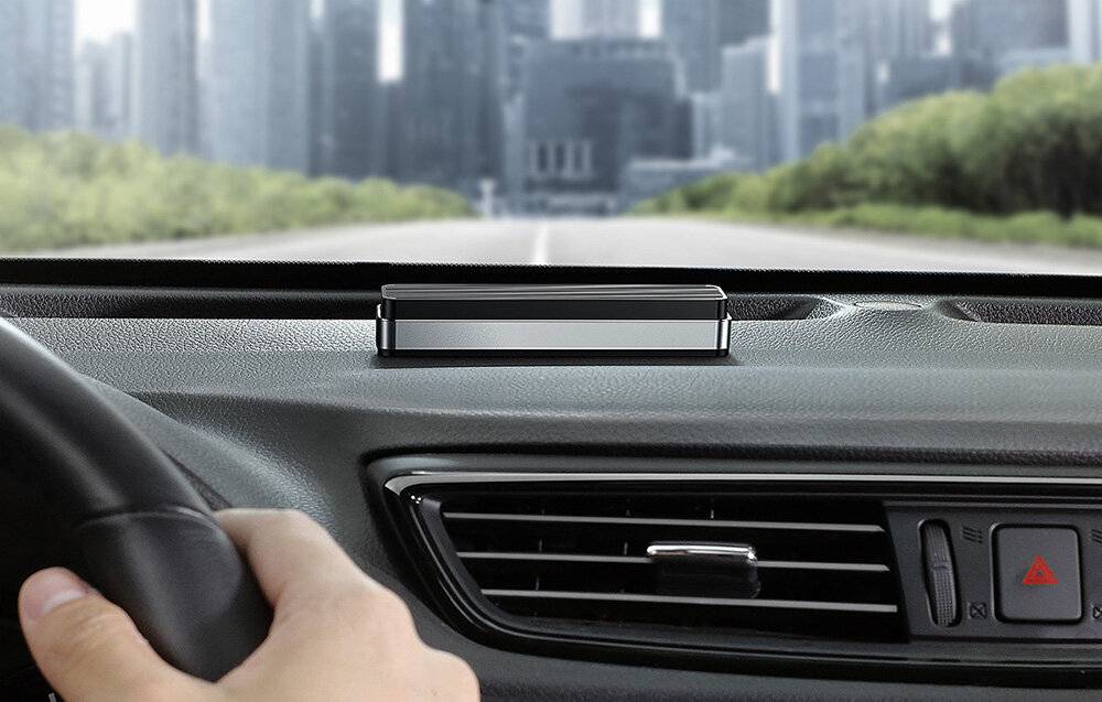 Temporäres Parken Nummernschild Baseus Moonlight (grau)