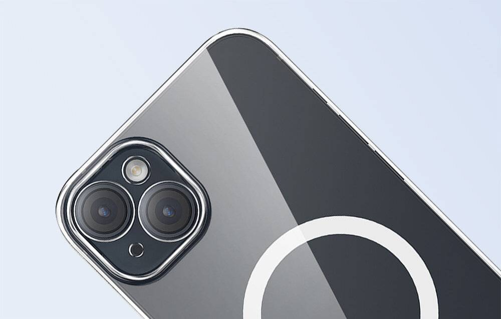 Magnetische Telefonhülle für iP 13 Baseus OS-Lucent Serie (Klar)
